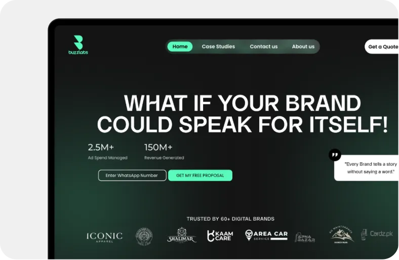 Busslabs Ad Agency website preview