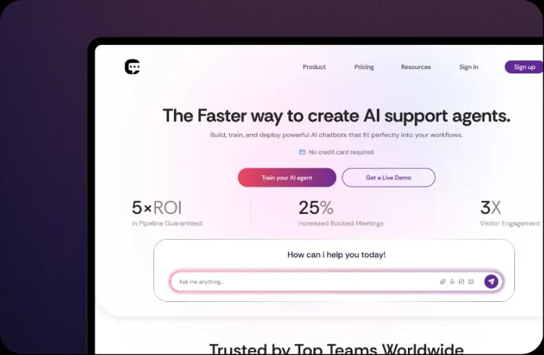 AI Chatbot product preview